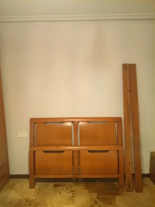 Estructura cama 135 cm madera