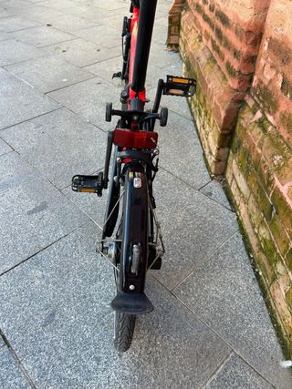 Bicicleta Brompton Black Edition Rossa