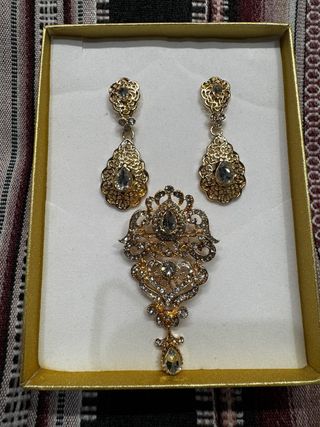 Aderezo Fallera/huertana Dorado