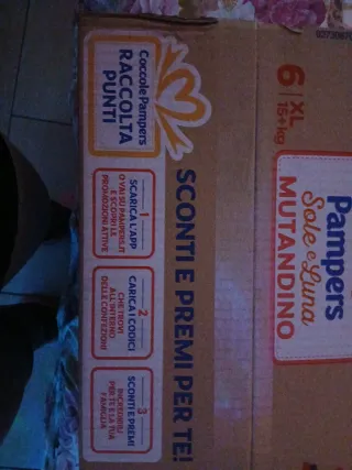 Pampers Mutandino Sole e Luna Taglia 6