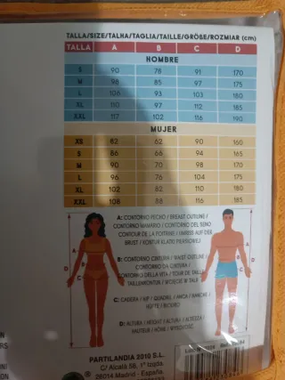 Disfraz Presidiaria PartilandiA Talla L.