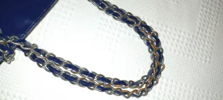 Borsone blu con scritta A... I'm Camilla Girl