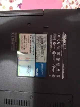 Portátil Asus A52F Negro