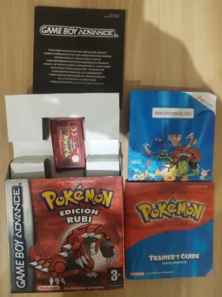 Pokémon Edición Rubí Game Boy Advance Completo