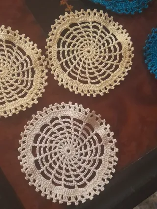 Sottobicchieri uncinetto fatti a mano