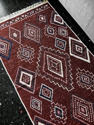 Alfombra Kilim Algodón Étnica 80x150 cm