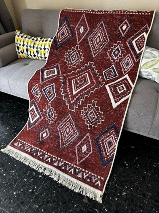 Alfombra Kilim Algodón Étnica 80x150 cm