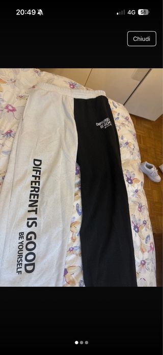 Tuta sportiva bicolore