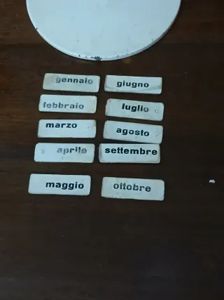 Calendario Tite Perpetuo Anni 50