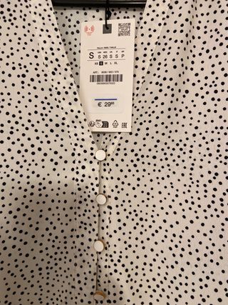 Blusa Zara lunares