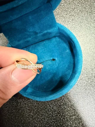 - Anillo Oro Infinito Diamantes 0.02ct