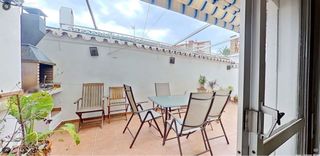 Mesa Terraza Cristal y 4 Sillas Metal