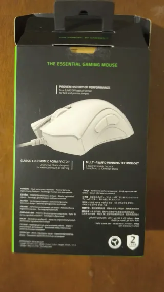 Ratón Razer DeathAdder Essential Blanco