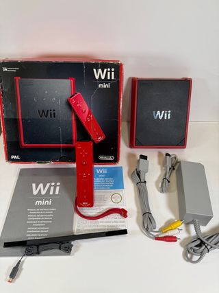 NINTENDO WII MINI COMPLETA + SCATOLA