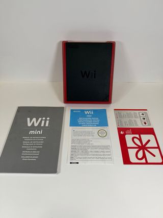 NINTENDO WII MINI COMPLETA + SCATOLA
