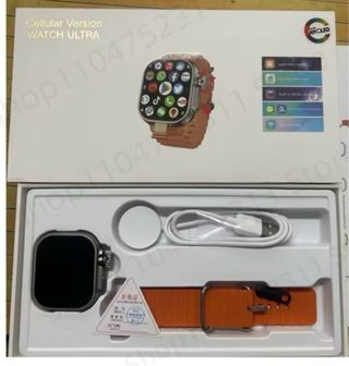 Smartwatch Plata y Naranja