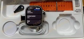 Smartwatch Plata y Naranja