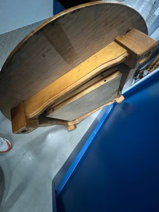 Mesa comedor extensible de madera pino