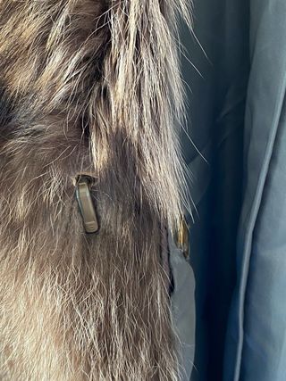 Abrigo de Pelo Zorro Marrón