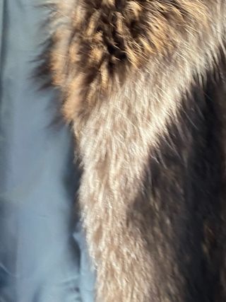 Abrigo de Pelo Zorro Marrón