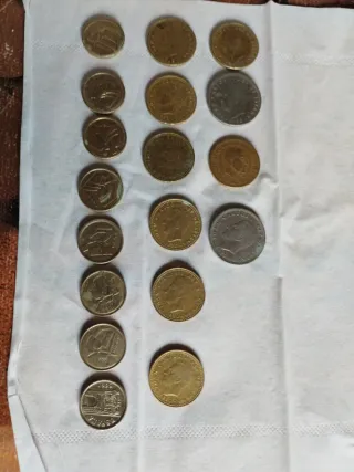 Monete rare da 5p con o senza conio