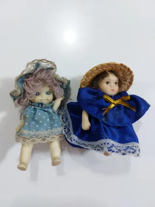 Bambole in miniatura anni '50