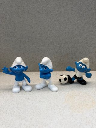 3 Figuras de Pitufos