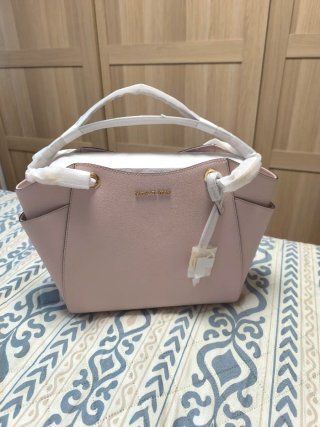 Bolso Michael Kors Rosa y Dorado