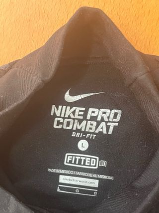 Sudadera Nike Pro Dri-Fit Negra y Gris talla L