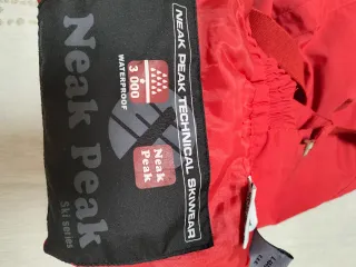 Peto de esquí para niño rojo