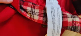 Falda Pull&Bear roja con cinturón