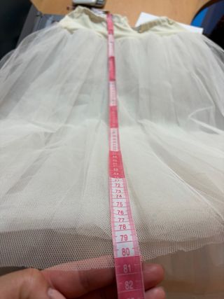 Cancán Comunión Talla M Blanco