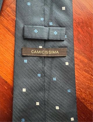 Camicissima Cravatta Pois Blu e Bianco