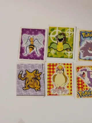 Pegatinas Pokémon Antiguas