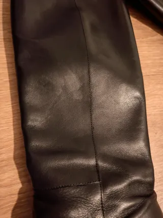 Botas Wonders Dry Negras de piel