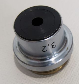 Carl Zeiss Objetivo Microscopio 3,2X