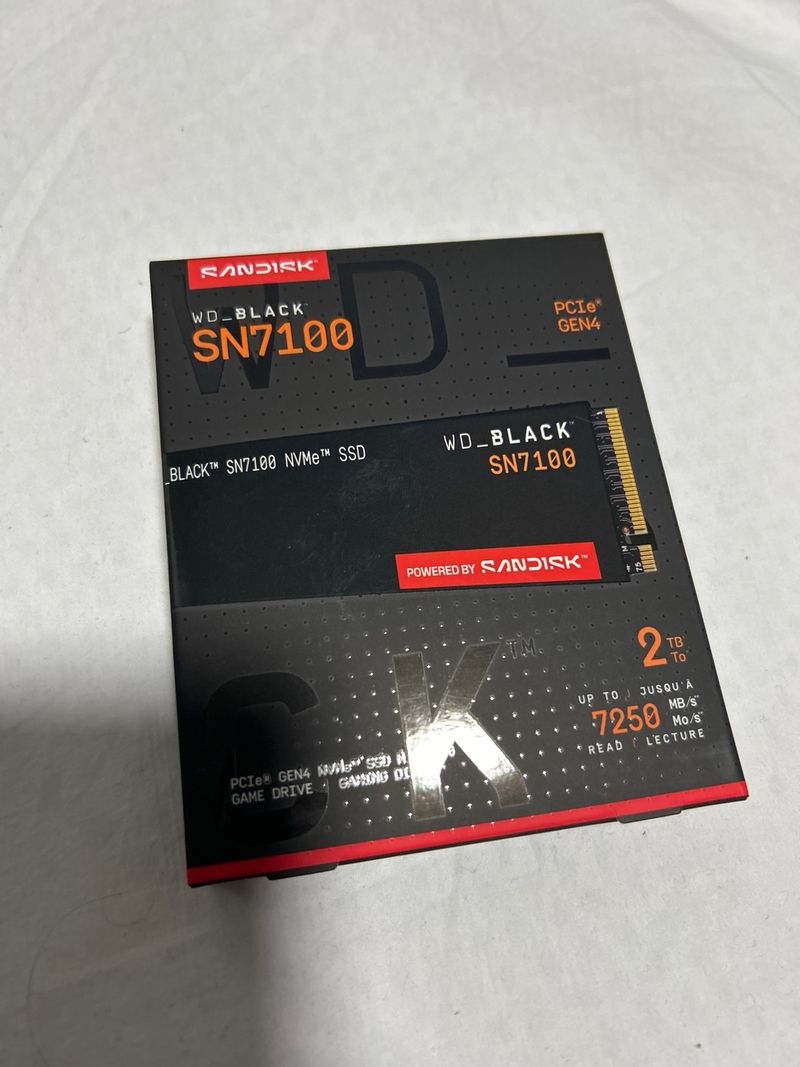 Disco Duro WD_BLACK SN7100 2TB NVMe PCIe Gen4 afbeelding 2