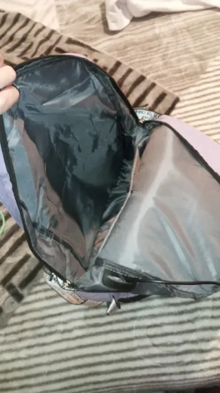 Mochila lila para colegio