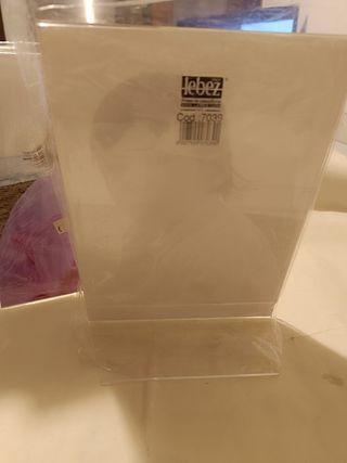 3 Cornici in plexiglass con foto bambina