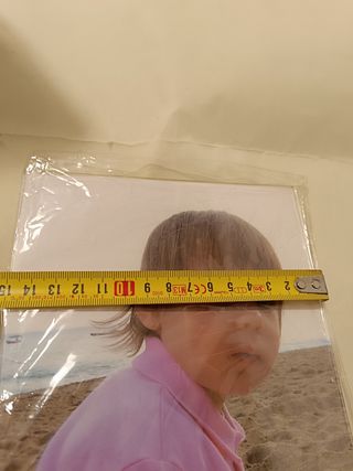 3 Cornici in plexiglass con foto bambina