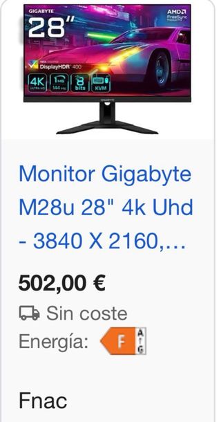 Monitor Gigabyte M28U