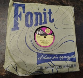 Disco 78 giri D. Modugno Nel Blu Dipinto Di Blu