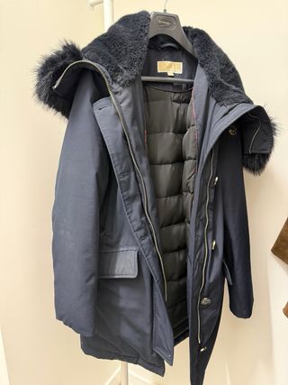 Chaqueta Michael Kors Mujer Plumón Negra/Azul