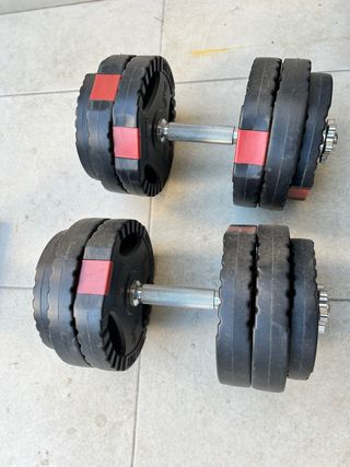 Kit Mancuernas Ajustables 30kg