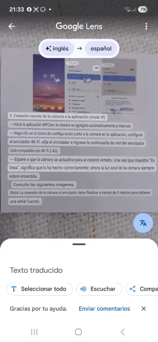 Cámara espía con accesorios