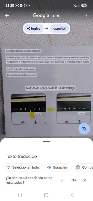 Cámara espía con accesorios