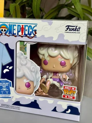 Pop Funko e Tee Box Luffy Fifth Gear Taglia L