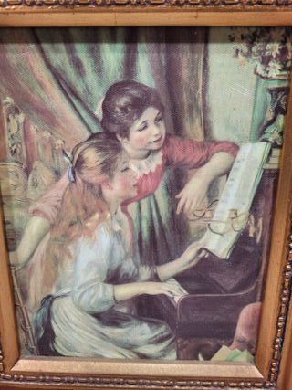 PINTURA “Muchachas al Piano”