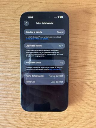 iPhone 15 Negro Segunda Mano