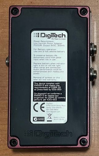 DigiTech X-Series Bass Driver Overdrive Distortion